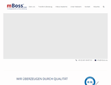 Tablet Screenshot of mboss.eu